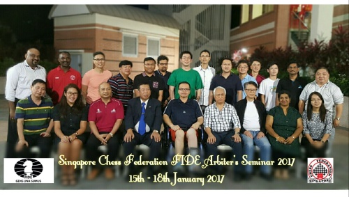 2017 SINGAPORE  FIDE Arbiters Seminar