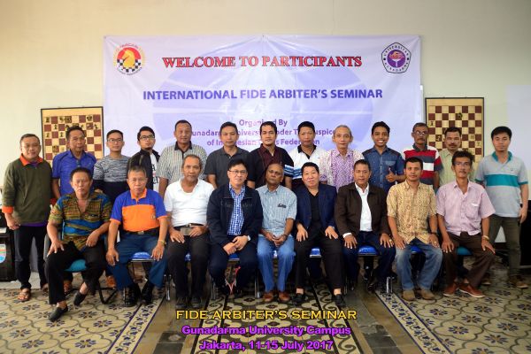 2017 INDONESIA   FIDE Arbiters Seminar