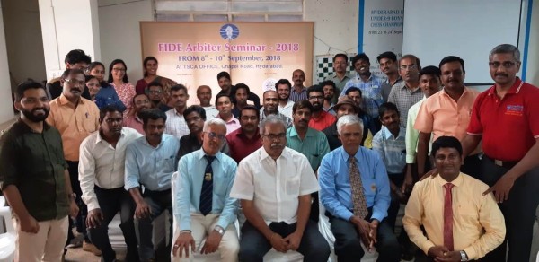 2018 INDIA 5 - HYDERABAD  FIDE Arbiters Seminar-1